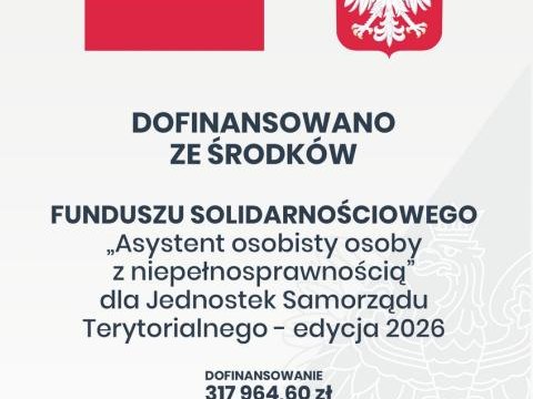 Asystent Osobisty Osoby z Niepełnosprawnością dla Jednostek Samorządu Terytorialnego - edycja 2026