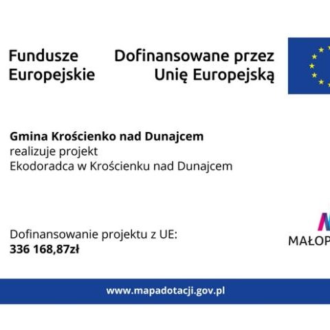 Projekt pn. „Ekodoradca w Krościenku nad Dunajcem”