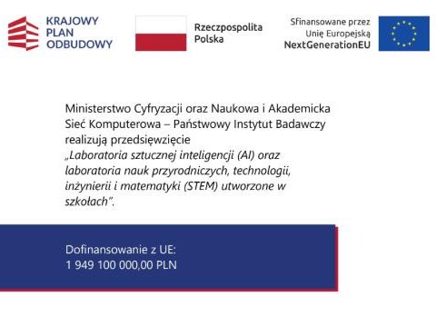 Nieodpłatne przekazanie sprzętu w ramach projektu KPO C13L dla uczniów z terenu gminy Krościenko nad Dunajcem