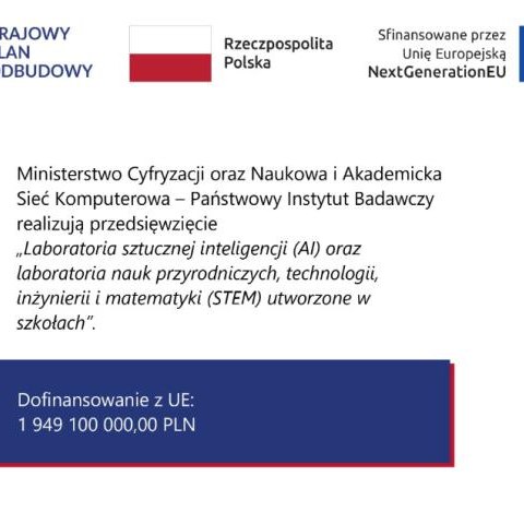 Nieodpłatne przekazanie sprzętu w ramach projektu KPO C13L dla uczniów z terenu gminy Krościenko nad Dunajcem