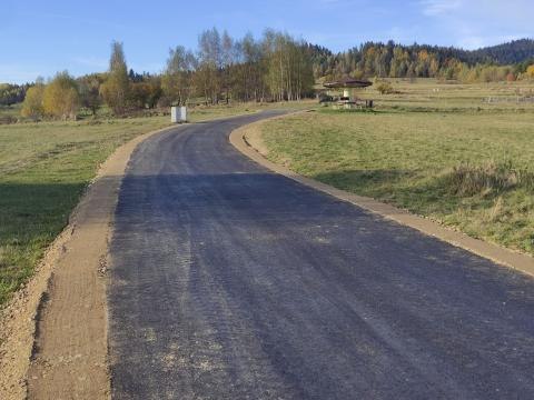 Zakończono modernizacje drogi w Krośnicy