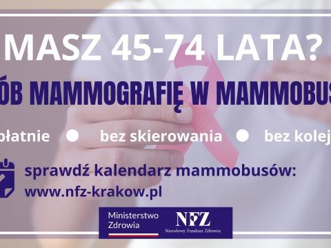 Zbadaj się w programie profilaktyki raka piersi