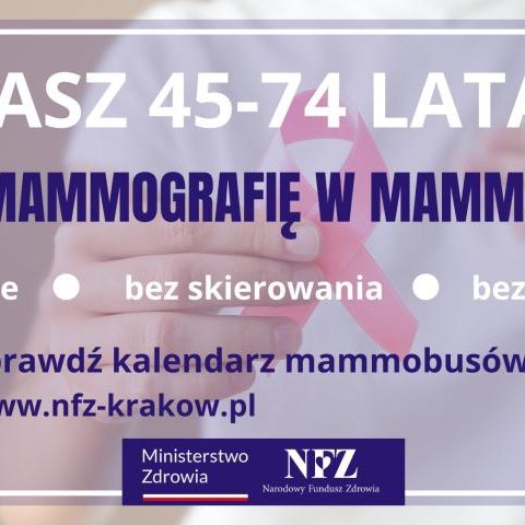 Zbadaj się w programie profilaktyki raka piersi