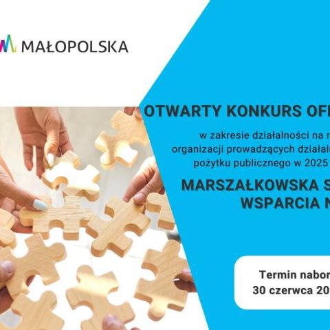 Ruszył otwarty konkurs ofert „Marszałkowska Sieć Wsparcia NGO”