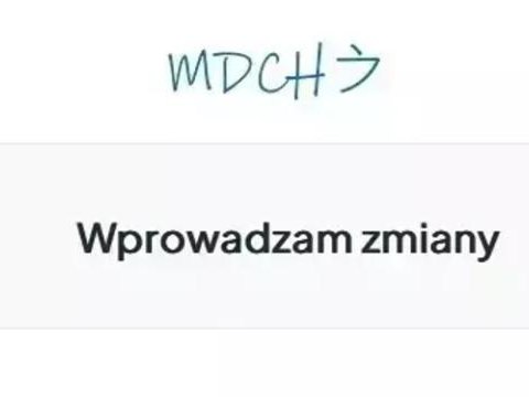Projekt pn. Wprowadzam zmiany