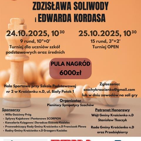 Zaproszenie na Memoriał Zdzisława Soliwody i Edwarda Kordasa