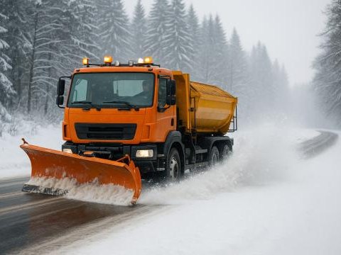 Zimowe utrzymanie dróg na terenie Gminy Krościenko nad Dunajcem – sezon 2025/2026