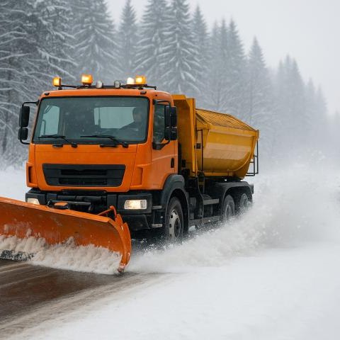 Zimowe utrzymanie dróg na terenie Gminy Krościenko nad Dunajcem – sezon 2025/2026