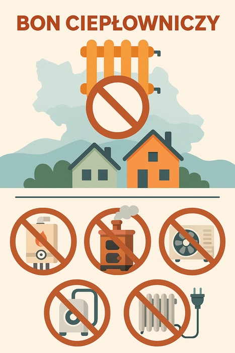 INFORMACJA DLA MIESZKAŃCÓW GMINY KROŚCIENKO NAD DUNAJCEM DOTYCZĄCA BONU CIEPŁOWNICZEGO