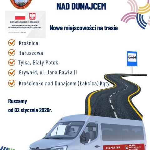 Kolejne miejscowości w naszej gminie z bezpłatną komunikacją