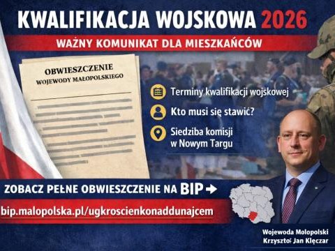 Kwalifikacja wojskowa 2026 – ważna informacja dla mieszkańców!