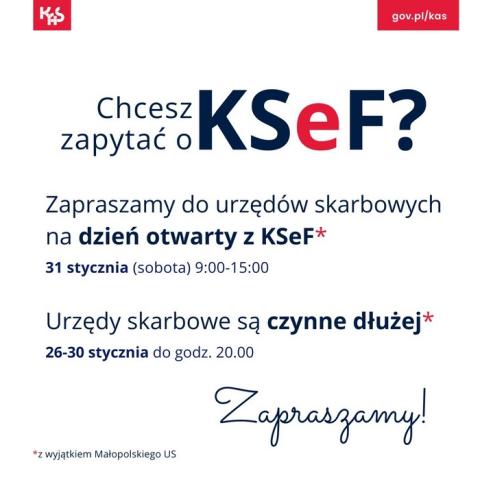 Dni otwarte z KSeF w Urzędzie Skarbowym w Nowym Targu