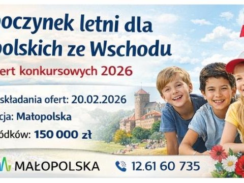 „Wypoczynek letni dla dzieci polskich ze Wschodu” – nabór ofert konkursowych