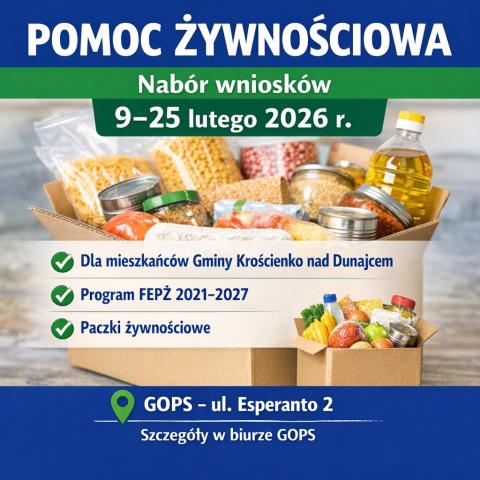 POMOC ŻYWNOŚCIOWA - NABÓR WNIOSKÓW