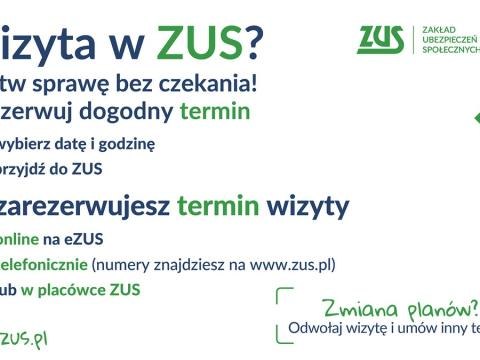 Rezerwuj wizyty w Zakładzie Ubezpieczeń Społecznych i wygodnie załatwiaj swoje sprawy