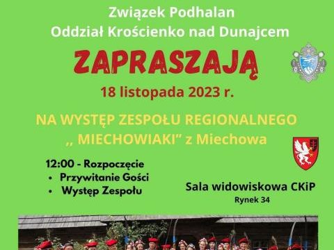 Występ Zespołu Regionalnego „Miechowiaki”