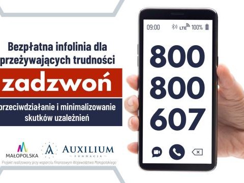 Bezpłatna Linia Wsparcia dla osób i rodzin borykających się z uzależnieniami i innymi trudnościami życiowymi