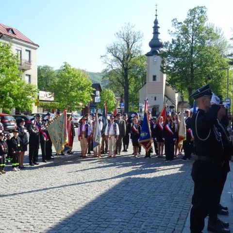 Uroczyste obchody święta Konstytucji 3 Maja w gminie Krościenko nad Dunajcem
