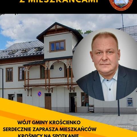 Wójt Gminy Krościenko nad Dunajcem zaprasza mieszkańców Krośnicy na spotkanie!