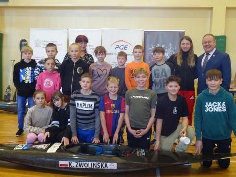 Spotkanie Wójta z mistrzynią Klaudią Zwolińską