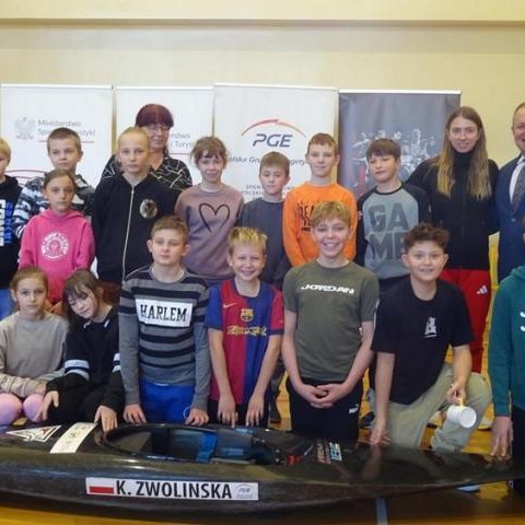 Spotkanie Wójta z mistrzynią Klaudią Zwolińską