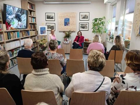 Spotkanie autorskie z Agnieszką Krawczyk w Gminnej Bibliotece Publicznej w Krościenku nad Dunajcem