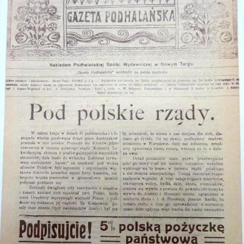 „Niepodległość” przyszła w listopadzie