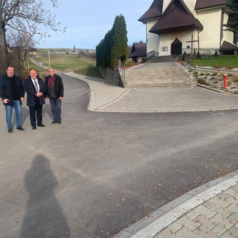 Modernizacja dróg na terenie gminy na ul. Kościelnej, Biały Potok oraz Św. Kingi