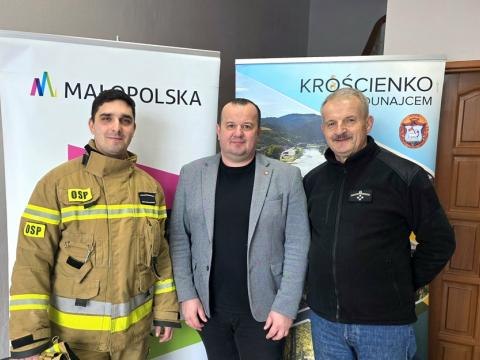 Sprzęt pralniczo-suszący dla jednostki Ochotniczej Straży Pożarnej  w Krościenku and Dunajcem