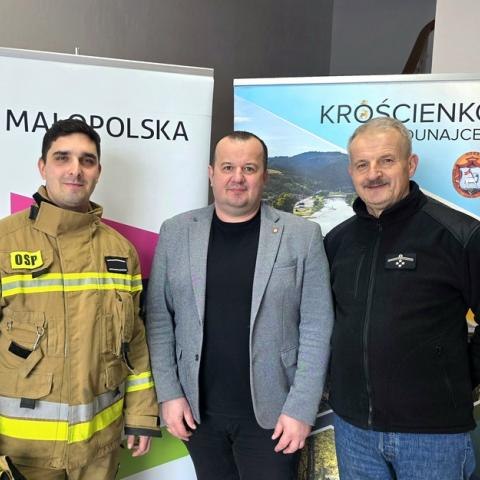 Sprzęt pralniczo-suszący dla jednostki Ochotniczej Straży Pożarnej w Krościenku and Dunajcem