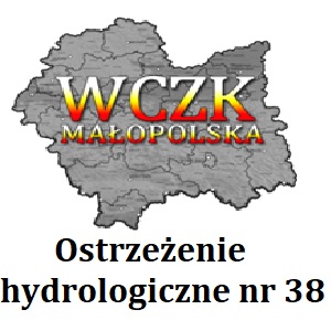Ostrzeżenie hydrologiczne nr 38 - gwałtowne wzrosty stanów wody.