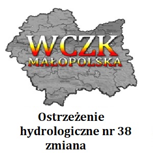 Ostrzeżenie hydrologiczne Nr: 38 ZMIANA